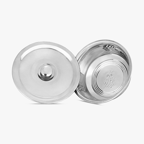 New Jonny Stainless Steel S.S RAJA BOWL WITH COVER