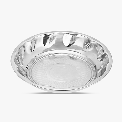 New Jonny Stainless Steel S.S RICE PLATE (WEDDING PARAT)