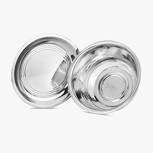 New Jonny Stainless Steel S.S SILVER BOWL WITH COVER